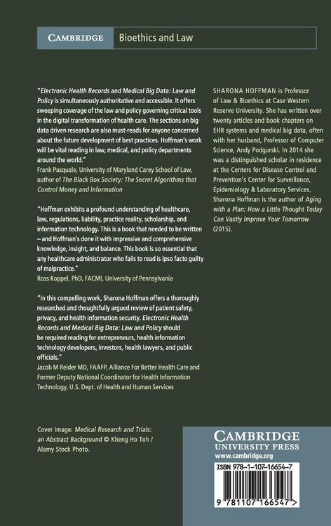 Produktbild: Electronic Health Records and Medical Big Data