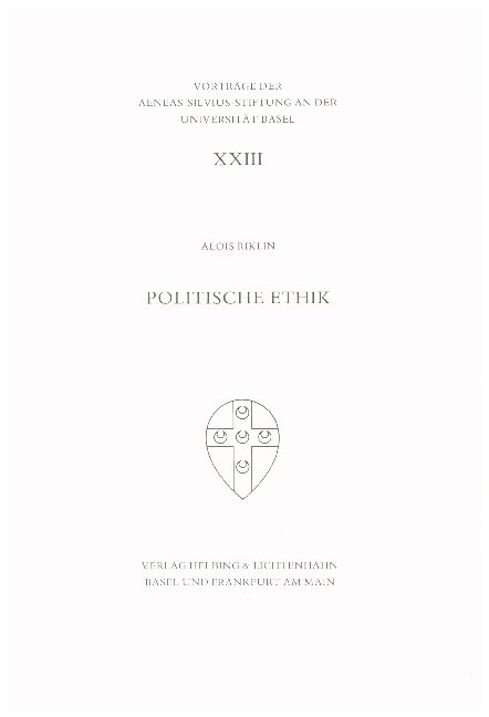 Produktbild: Politische Ethik