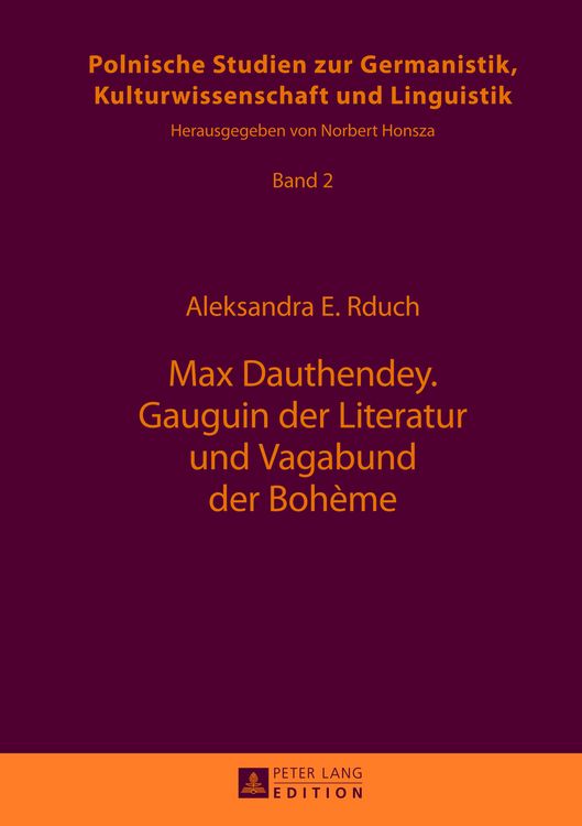 Produktbild: Max Dauthendey- Gauguin der Literatur und Vagabund der Boh&egrave;me