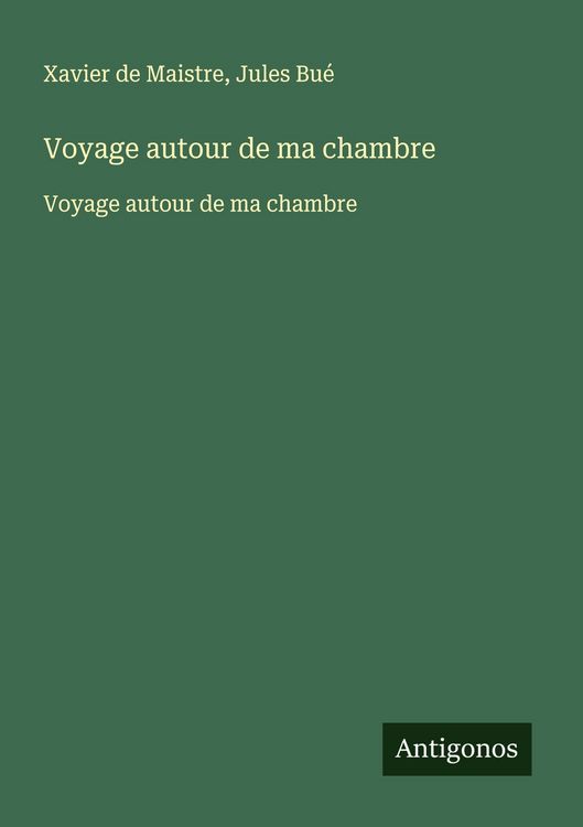 Produktbild: Voyage autour de ma chambre