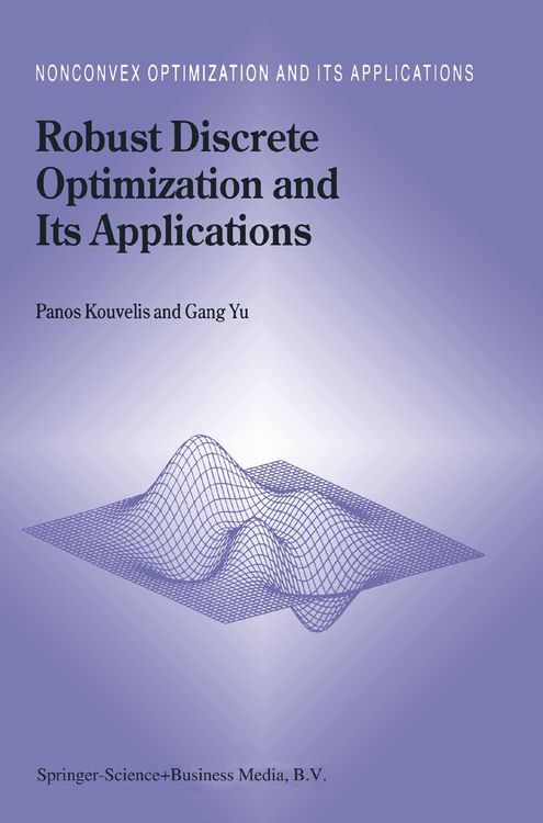 Produktbild: Robust Discrete Optimization and Its Applications