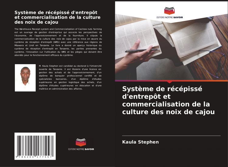 Produktbild: Syst&egrave;me de r&eacute;c&eacute;piss&eacute; d'entrep&ocirc;t et commercialisation de la culture des noix de cajou