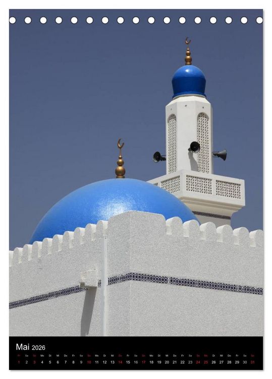 Produktbild: OMAN (Tischkalender 2026 DIN A5 hoch), CALVENDO Monatskalender