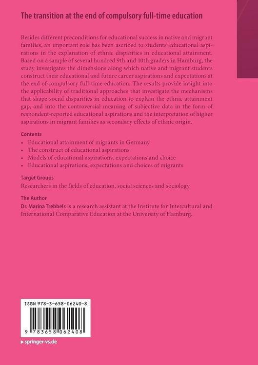 Produktbild: The transition at the end of compulsory full-time education