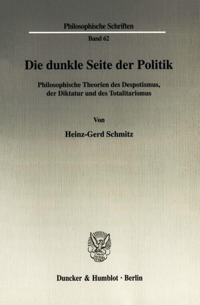 Produktbild: Die dunkle Seite der Politik.