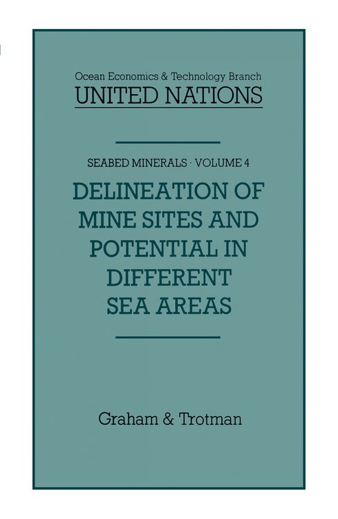 Produktbild: Delineation of Mine-Sites and Potential in Different Sea Areas