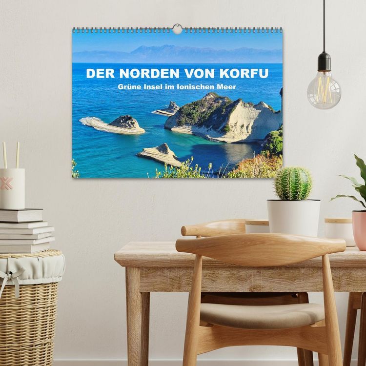 Produktbild: Der Norden von Korfu (Wandkalender 2026 DIN A3 quer), CALVENDO Monatskalender