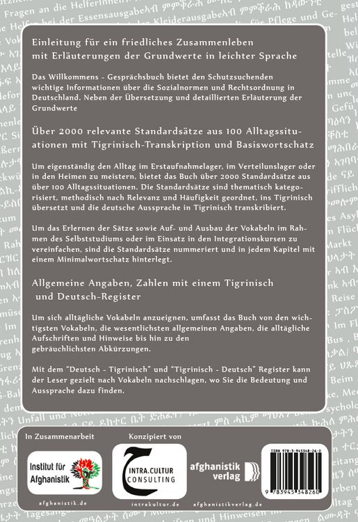 Produktbild: Willkommens-Gespr&auml;chsbuch Dt.-tigrinische