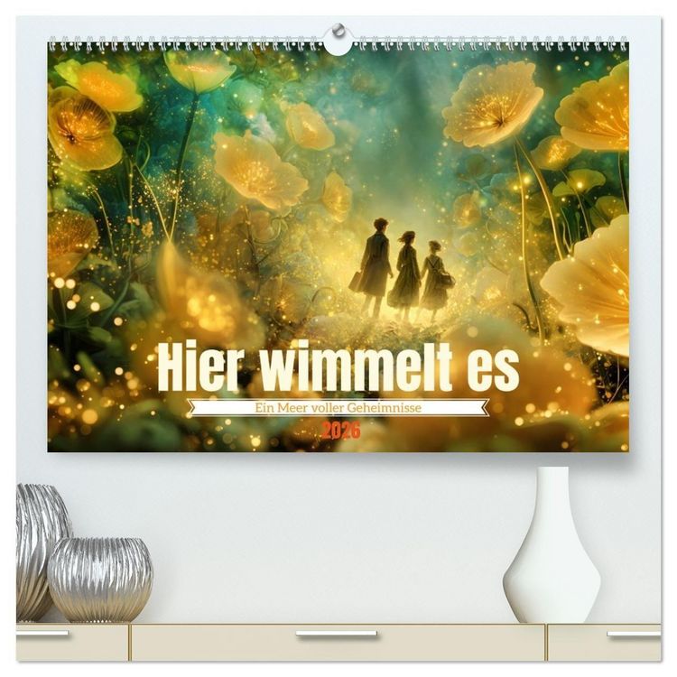 Produktbild: Hier wimmelt es (hochwertiger Premium Wandkalender 2026 DIN A2 quer), Kunstdruck in Hochglanz