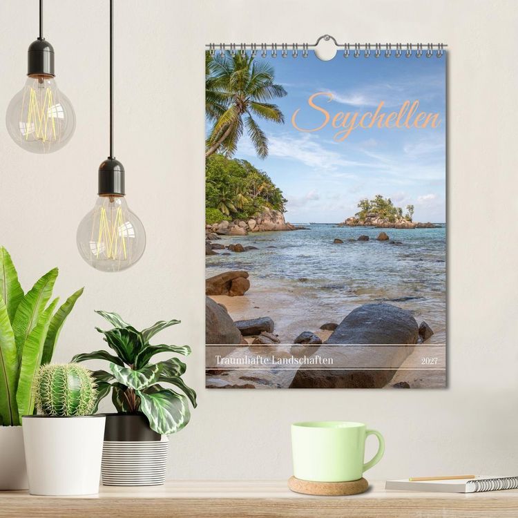 Produktbild: Seychellen -Traumhafte Landschaften (Wandkalender 2027 DIN A4 hoch), CALVENDO Monatskalender