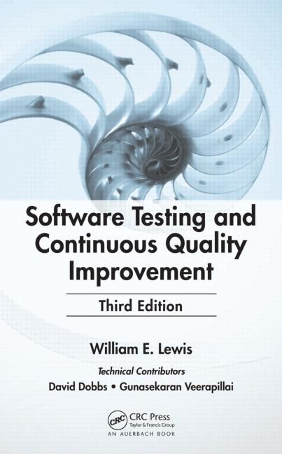 Produktbild: Software Testing and Continuous Quality Improvement
