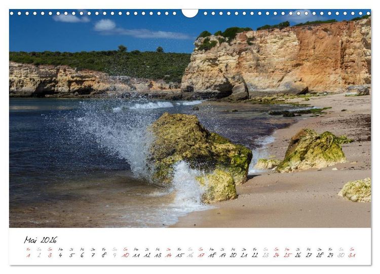 Produktbild: Portugals S&uuml;den - Die Algarve (Wandkalender 2026 DIN A3 quer), CALVENDO Monatskalender