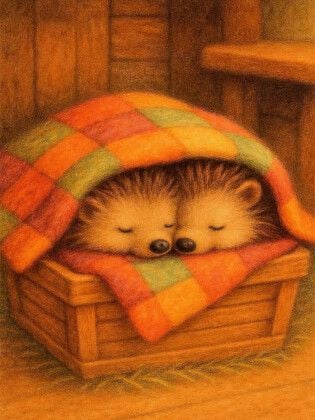 Produktbild: CALVENDO Puzzle Zwei Igel kuscheln unter einer Decke | 1000 Teile Lege-Gr&ouml;&szlig;e 64x48cm Foto-Puzzle f&uuml;r gl&uuml;ckliche Stunden