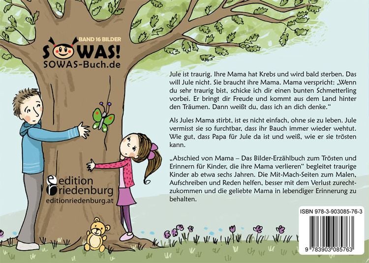 Produktbild: Abschied von Mama - Das Bilder-Erz&auml;hlbuch zum Tr&ouml;sten und Erinnern f&uuml;r Kinder, die ihre Mama verlieren