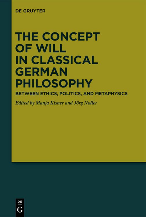 Produktbild: The Concept of Will in Classical German Philosophy