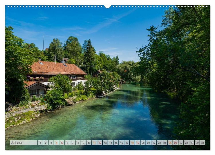 Produktbild: Der Tegernsee - Urlaubsparadies Bayerische Voralpen (Wandkalender 2026 DIN A2 quer), CALVENDO Monatskalender