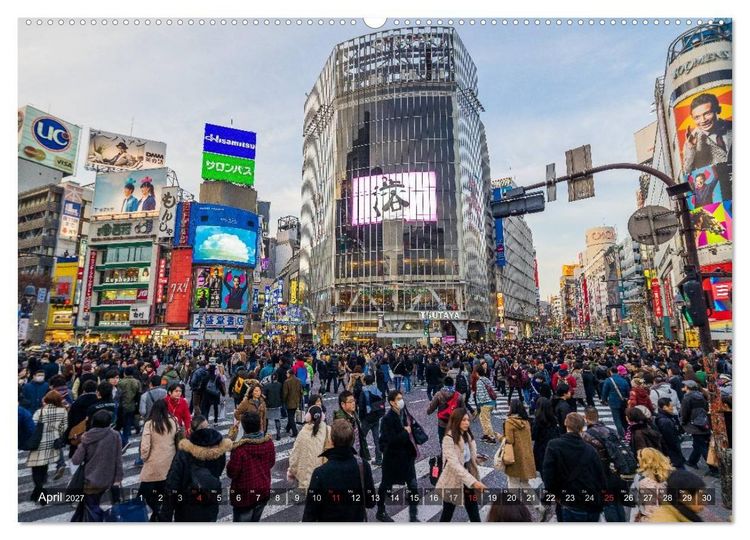 Produktbild: Japan - Schreine, Tempel, Metropolen (hochwertiger Premium Wandkalender 2027 DIN A2 quer), Kunstdruck in Hochglanz