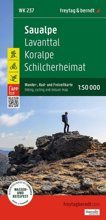 Produktbild: freytag & berndt Wanderkarte Saualpe, Region Lavanttal - Koralpe - Region Schilcherland 1:50.000