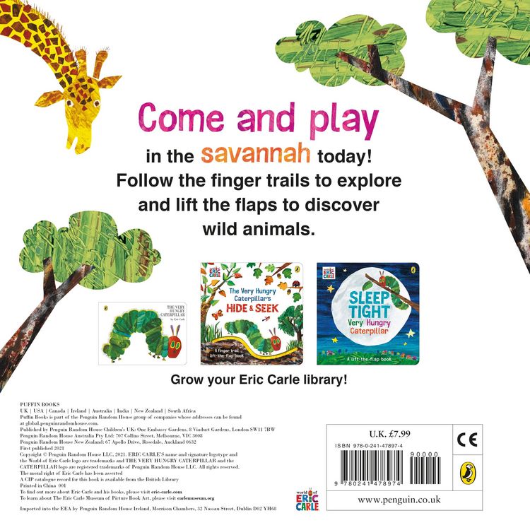 Produktbild: The Very Hungry Caterpillar's Wild Animal Hide-and-Seek