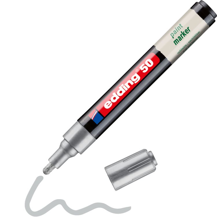 Produktbild: Edding 50 EcoLine 4-50-054 Lackmarker Silber 2 mm, 3mm