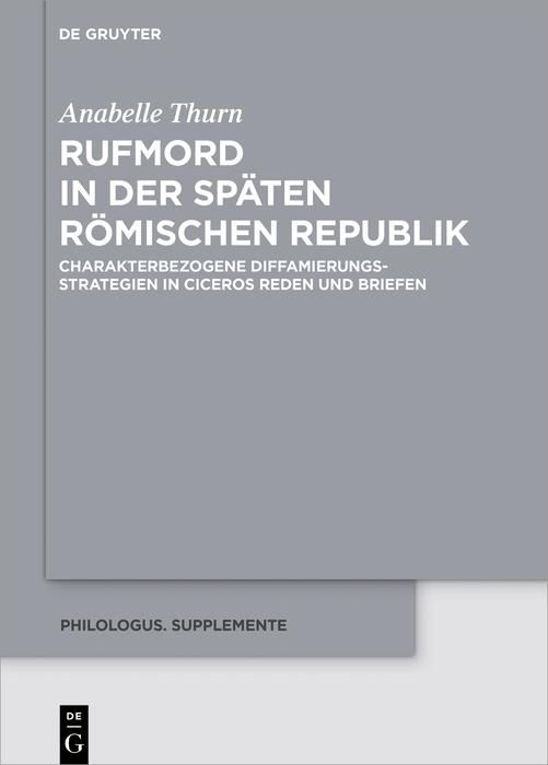 Produktbild: Rufmord in der sp&auml;ten r&ouml;mischen Republik
