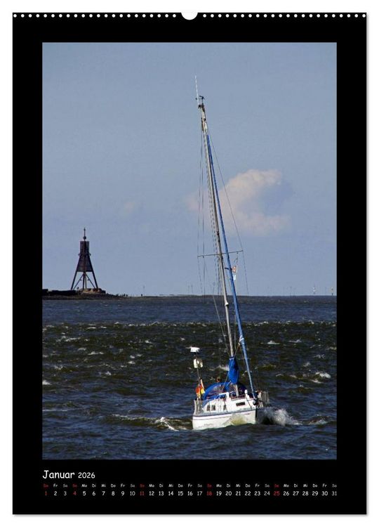 Produktbild: Cuxhaven (hochwertiger Premium Wandkalender 2026 DIN A2 hoch), Kunstdruck in Hochglanz