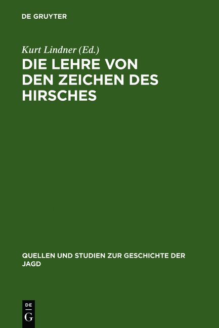 Produktbild: Die Lehre von den Zeichen des Hirsches
