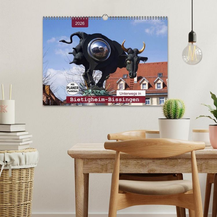 Produktbild: Unterwegs in Bietigheim-Bissingen (Wandkalender 2026 DIN A3 quer), CALVENDO Monatskalender
