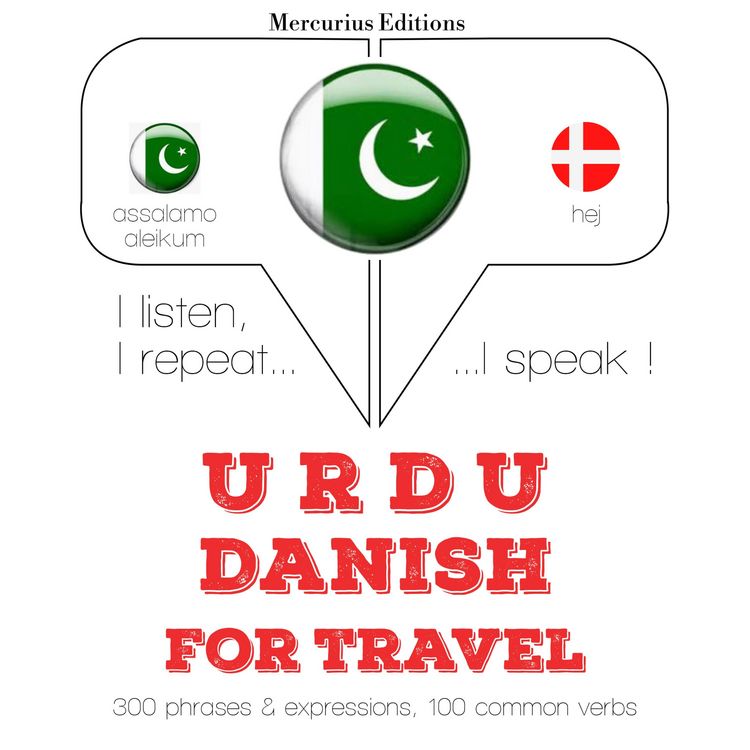 Produktbild: Travel words and phrases in Danish