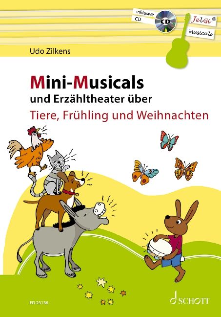 Produktbild: Mini-Musicals und Erz&auml;hltheater &uuml;ber Tiere, Fr&uuml;hling und Weihnachten