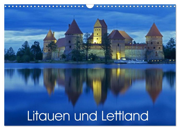 Produktbild: Litauen und Lettland (Wandkalender 2026 DIN A3 quer), CALVENDO Monatskalender