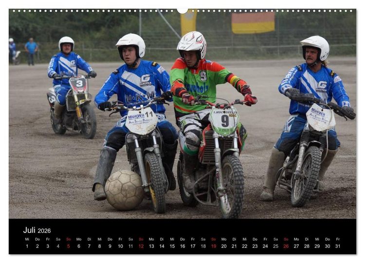 Produktbild: Motorsport: Motoball (Wandkalender 2026 DIN A2 quer), CALVENDO Monatskalender
