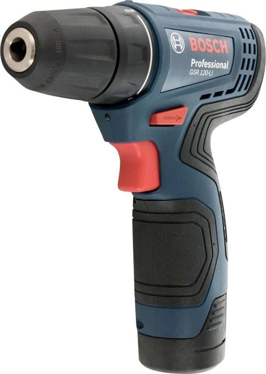 Produktbild: Bosch Professional GSR 120-LI GSR 120-LI Akku-Bohrschrauber 12 V 2.0 Ah Li-Ion inkl. 2. Akku, inkl. Ladeger&auml;t, inkl. Koffer