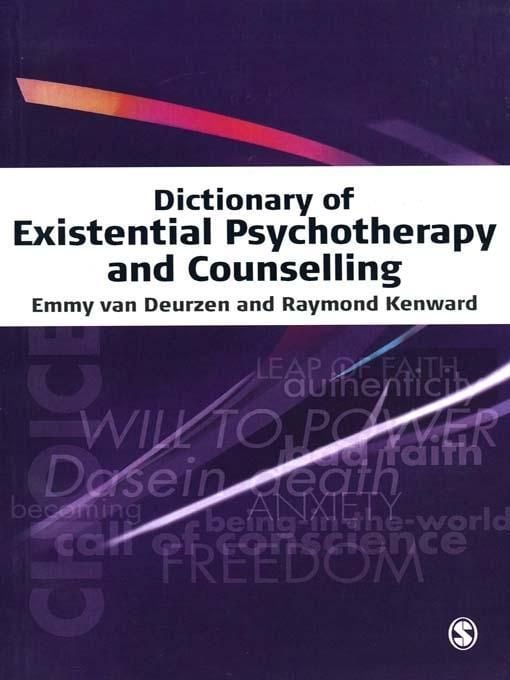 Produktbild: Dictionary of Existential Psychotherapy and Counselling