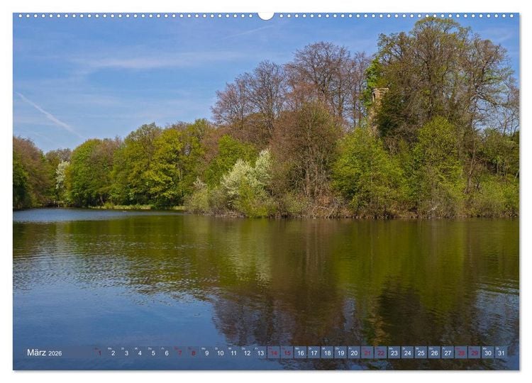 Produktbild: Das Steinfurter Bagno im Wandel der Jahreszeiten (hochwertiger Premium Wandkalender 2026 DIN A2 quer), Kunstdruck in Hochglanz