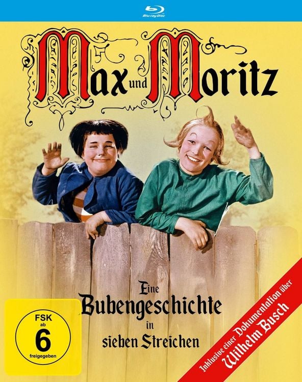 Produktbild: Max und Moritz (1956) (Filmjuwelen / F&ouml;rster-Film M&auml;rchen nach Wilhelm Busch)