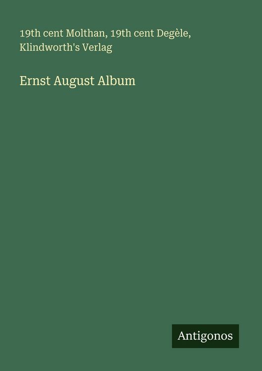 Produktbild: Ernst August Album