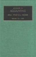 Produktbild: Advances in Accounting; V. 13, 1995