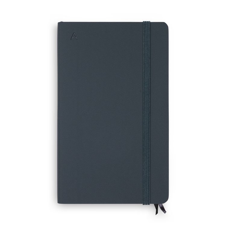 Produktbild: Notizbuch A6 Hardcover Cool Coal Blanko, 192 Seiten