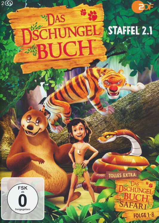 Produktbild: Das Dschungelbuch - Staffel 2.1/Folge 53-70 [2 DVDs]