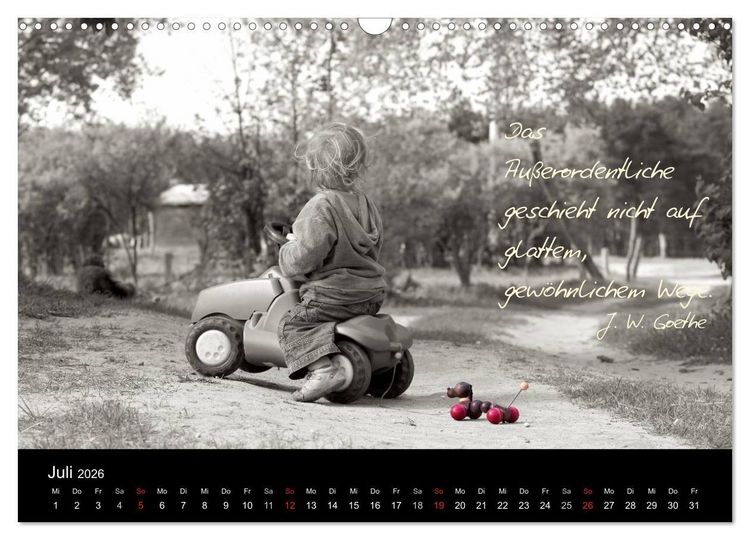 Produktbild: Poetische Wege (Wandkalender 2026 DIN A3 quer), CALVENDO Monatskalender