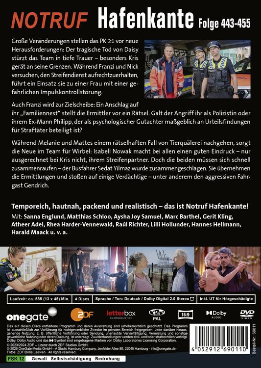 Produktbild: Notruf Hafenkante 35 Folge (443-455) [4 DVDs]