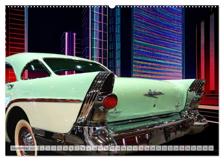 Produktbild: US Classic Cars im Jet-Age (Wandkalender 2027 DIN A2 quer), CALVENDO Monatskalender