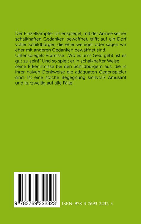 Produktbild: Uhlenspiegel bei den Schildb&uuml;rgern
