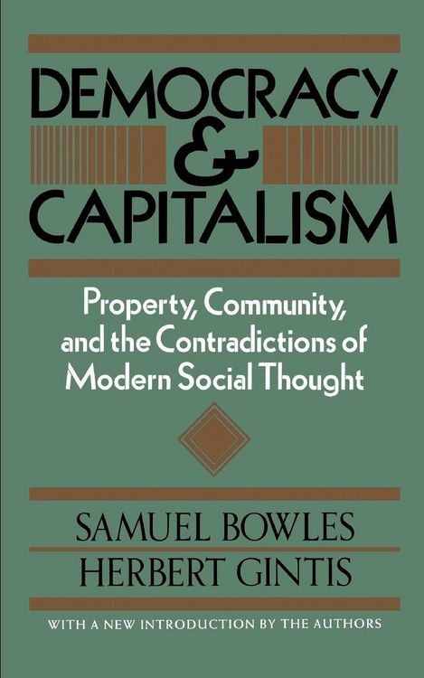 Produktbild: Democracy and Capitalism