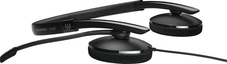 Produktbild: EPOS On Ear Headset kabelgebunden Stereo Schwarz Noise Cancelling Lautst&auml;rkeregelung, Mikrofon-Stummschaltung Telefon