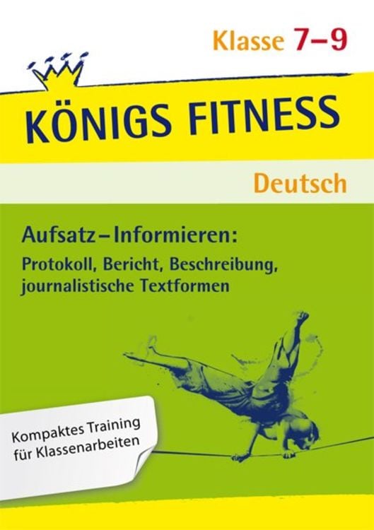 Bild vom Artikel Aufsatz - Informieren: Protokoll, Bericht, Beschreibung, journalistische Textformen. Deutsch Klasse 7-9. vom Autor Werner Rebl