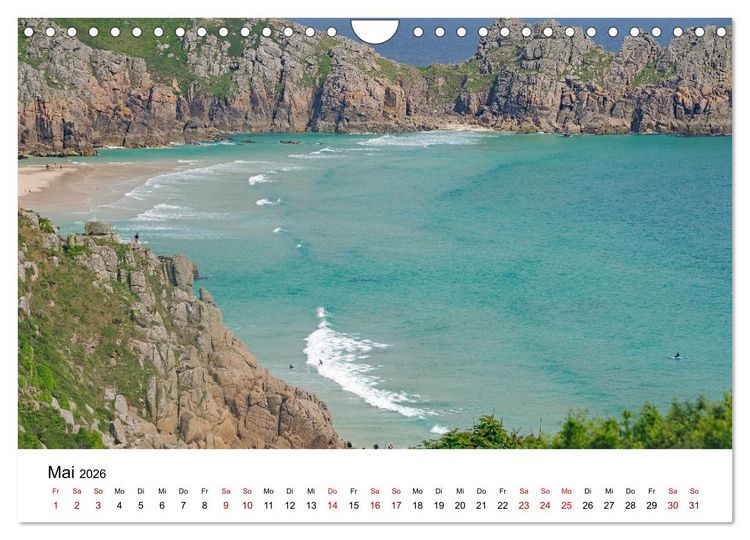 Produktbild: Von Cornwall nach Schottland (Wandkalender 2026 DIN A4 quer), CALVENDO Monatskalender