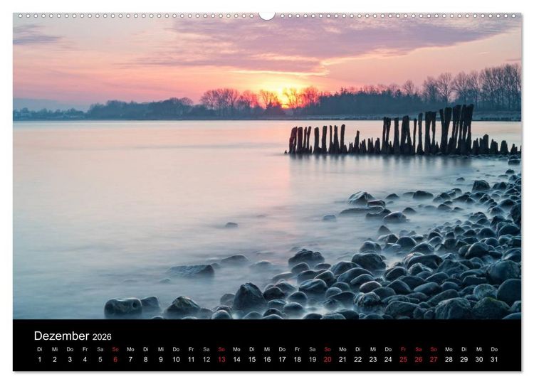 Produktbild: Ostsee erleben (hochwertiger Premium Wandkalender 2026 DIN A2 quer), Kunstdruck in Hochglanz
