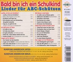 Produktbild: Bald Bin Ich Ein Schulkind-Lieder F&uuml;r ABC-Sch&uuml;tz